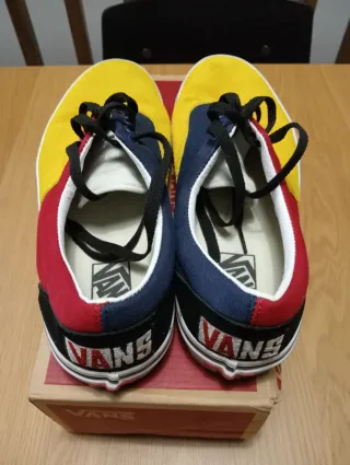 Zapatillas Vans Era Azul Rojo Amarillo 43