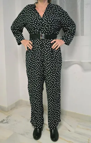 Mono de vestir lunares