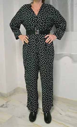 Mono de vestir lunares