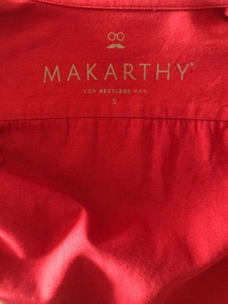 Camisa Makarthy Algodón Talla S Roja