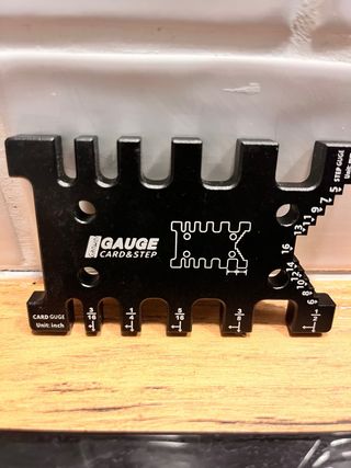 Plantilla Medición Gauge Card & Step