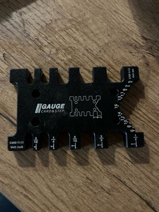 Plantilla Medición Gauge Card & Step