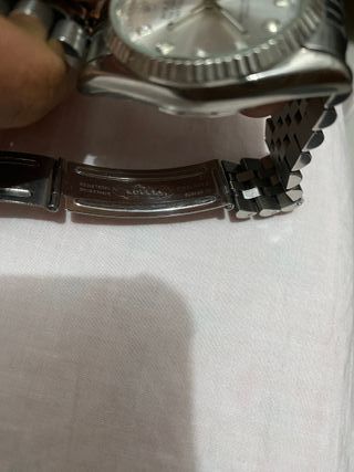 Reloj Rolex Datejust Diamantes Plata