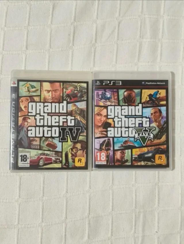 Lote GTA (Grand Theft Auto). PlayStation 3.