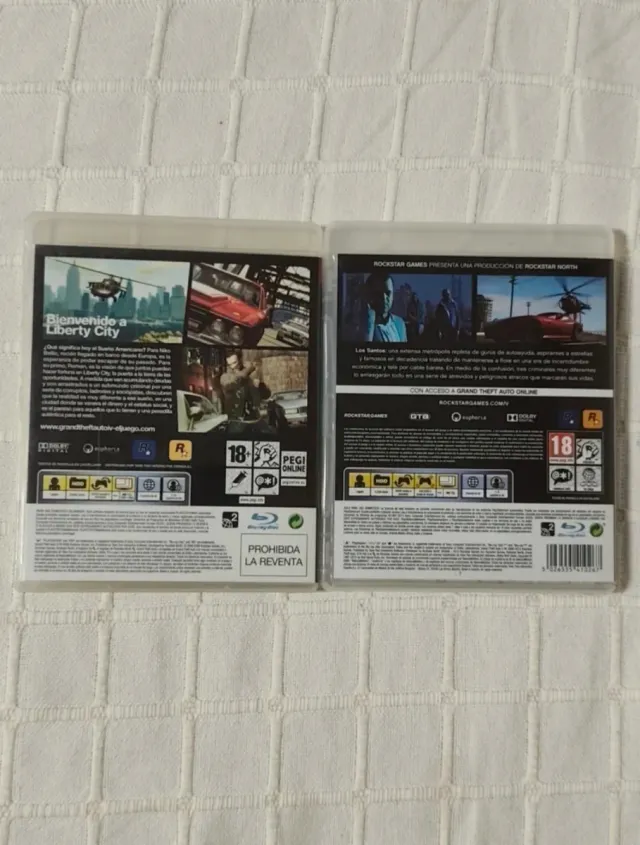 Lote GTA (Grand Theft Auto). PlayStation 3.