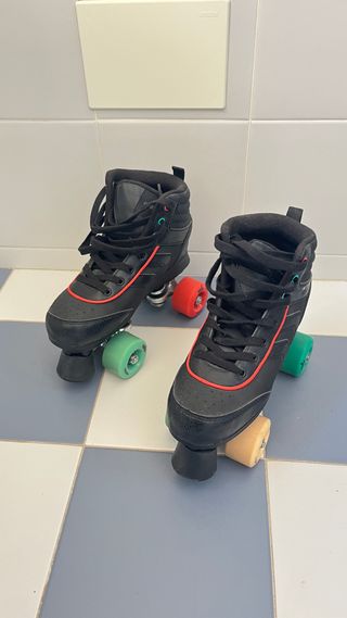 Pattini Oxelo a 4 Ruote Neri