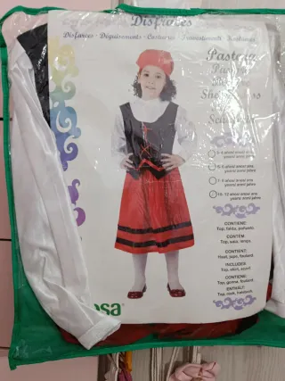 Traje de Pastora Talla 7/9