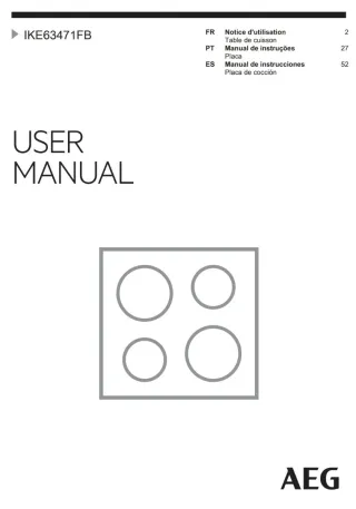 Placa Inducción AEG