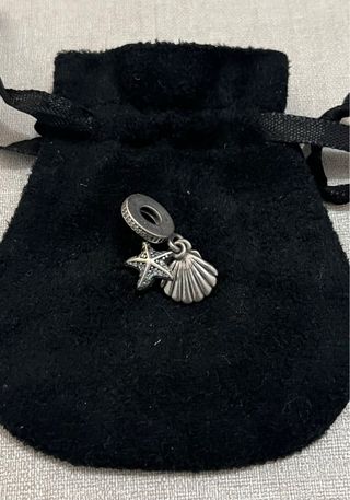 Charm Estrella y Concha Marina Plata