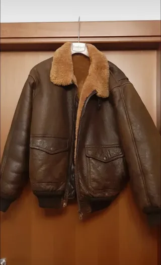 Giubbotto bomber montone aviatore