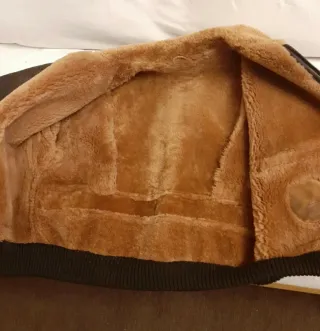 Giubbotto bomber montone aviatore