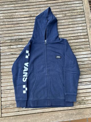 Sudadera Vans Niños Talla S de niños Azul
