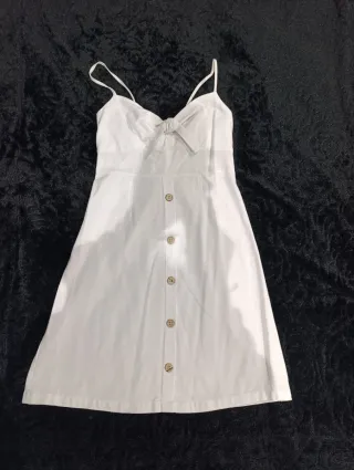 Vestido corto verano blanco