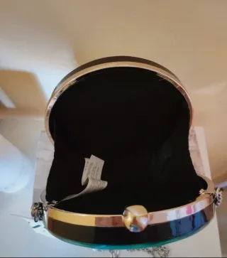 Bolso fiesta redondo Zara multicolor