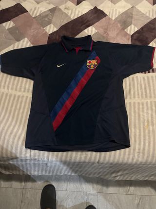 Camiseta FC Barcelona Nike Azul y Roja