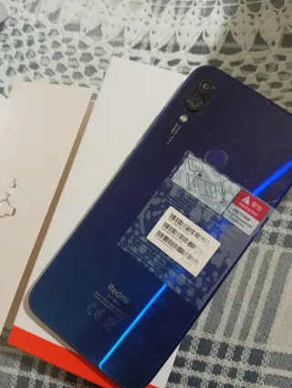 Xiaomi Redmi Note 7 Blu con custodia in regalo