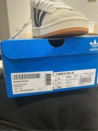 Adidas Campus 00s W Grises/Negras