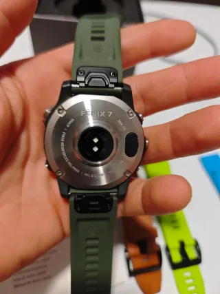 Garmin Fenix 7 Argento/Verde