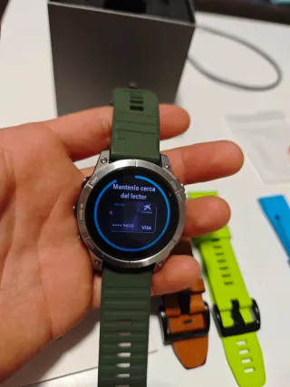 Garmin Fenix 7 Argento/Verde