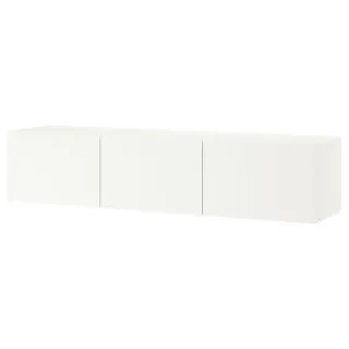 Mueble TV Ikea Besta 180cm Blanco Brillo