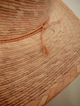 Sombrero mexicano artesanal tejido