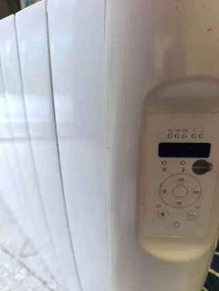 Radiador Eléctrico Térmico Blanco