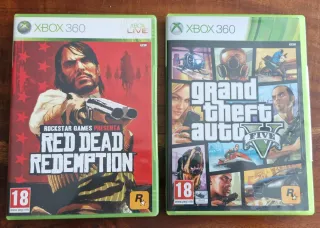 🇪🇦 Lotto 2 giochi Xbox 360: RDR e GTA V
