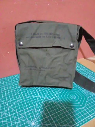 Bolsa Lona Militar General Dynamics Verde Oliva