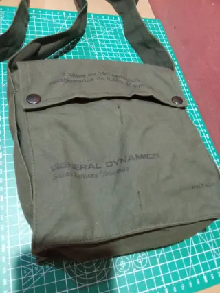 Bolsa Lona Militar General Dynamics Verde Oliva