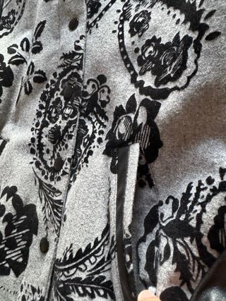 Chaqueta Bomber Mango Estampada Mujer