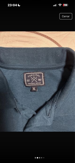 Polo manga larga verde