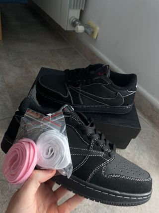 Nike Air Jordan 1 Low Travis Scott Black Phantom