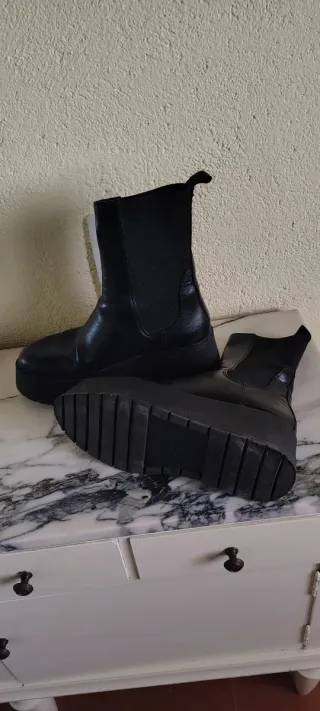 Botas negras plataforma