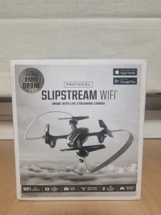 Dron Protocol Slipstream Wifi Negro/Plata