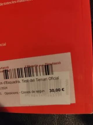 Test del temari oficial de Mossos d'Esquadra