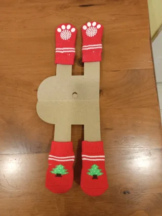 Calcetines Navideños para Perro Talla M