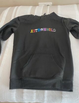 Sudadera Astroworld Negra Multicolor
