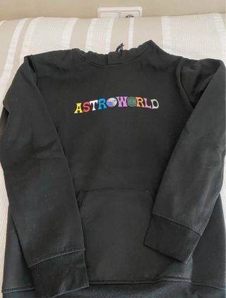 Sudadera Astroworld Negra Multicolor