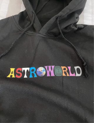 Sudadera Astroworld Negra Multicolor
