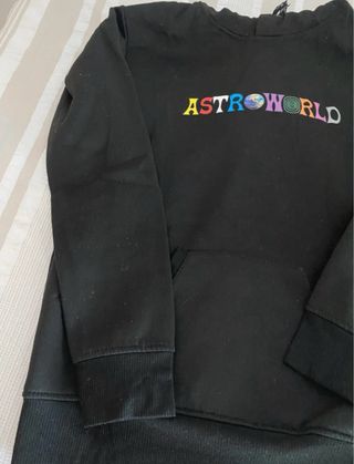 Sudadera Astroworld Negra Multicolor