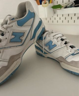 New Balance 550 Bianco Azzurro