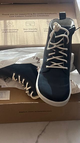 Botines de piel Belenka azules