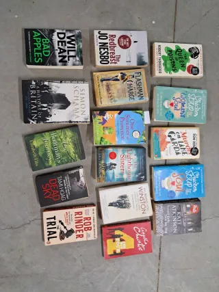 Lote novela libros varios en Ingles