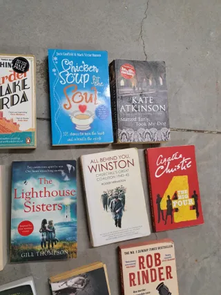 Lote novela libros varios en Ingles