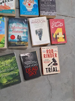 Lote novela libros varios en Ingles