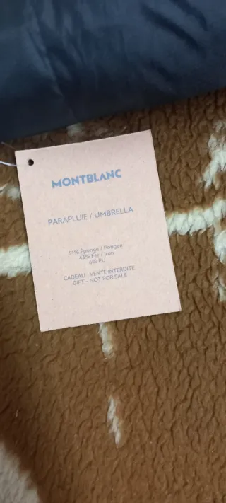 Paraguas Montblanc Negro