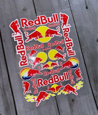 Pegatinas Yamaha y red bull