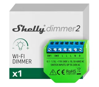 Shelly Dimmer 2 Wi-Fi Regulador Luz