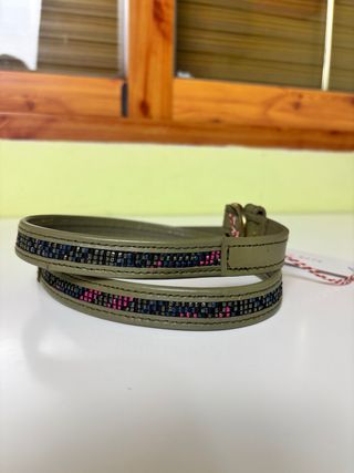 Cinturón de piel genuina HAMPTON BAYS en elegante