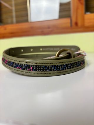 Cinturón de piel genuina HAMPTON BAYS en elegante